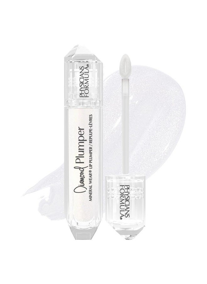 Physicians Formula Mineral Wear Diamond Lip Plumper Gloss, Dermatologist Tested, Diamond Marquise