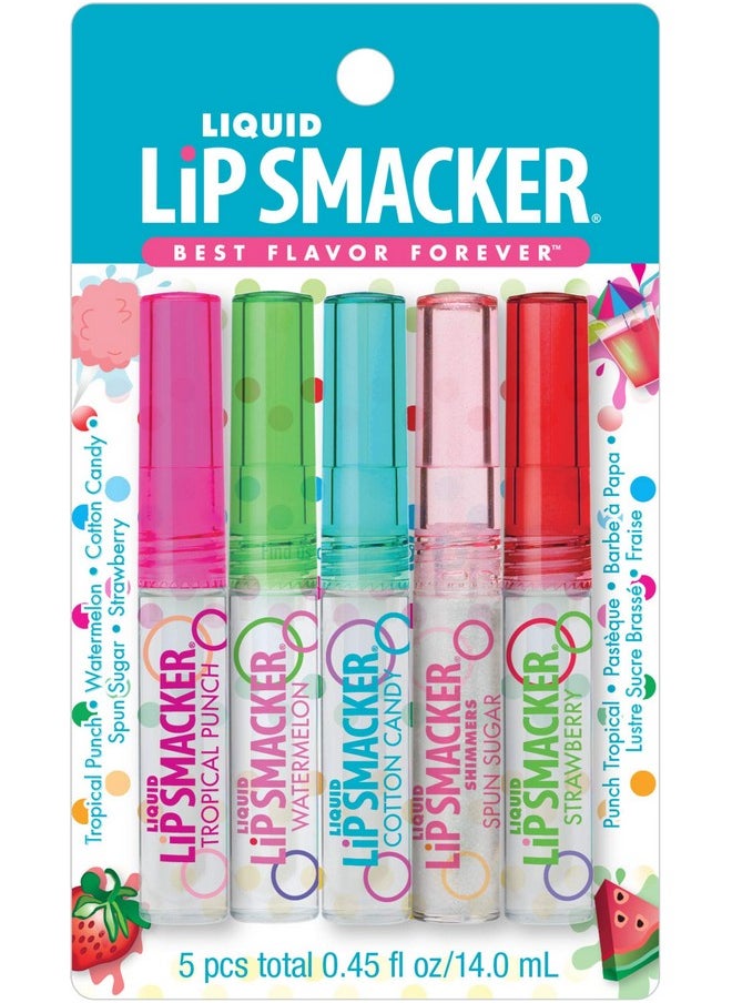 Lip Smacker Liquid Lip Gloss Friendship Pack, 5 Count