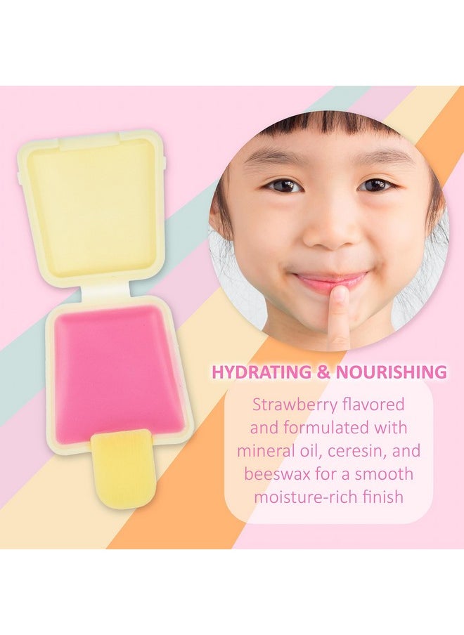 Expressions 12pc Pucker Pop Novelty Lip Gloss Set - Girls Cosmetics Mini Popsicle Lip Gloss Collection, Lip Gloss for Kids, Safe, Non Toxic Kids Makeup Set