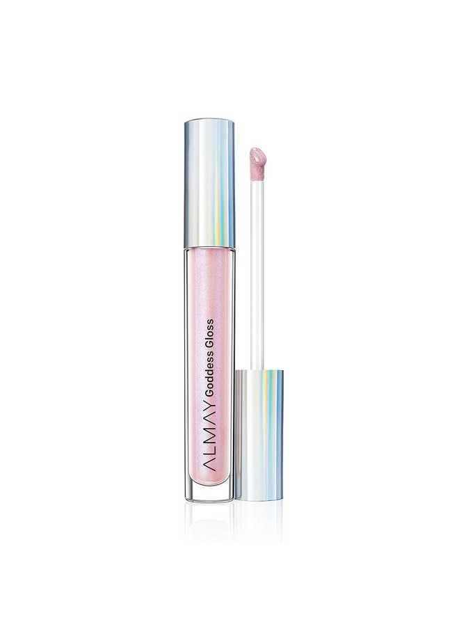 Almay Lip Gloss, Non-Sticky Lip Makeup, Holographic Glitter Finish, Hypoallergenic, 200 Angelic, 0.9 Oz