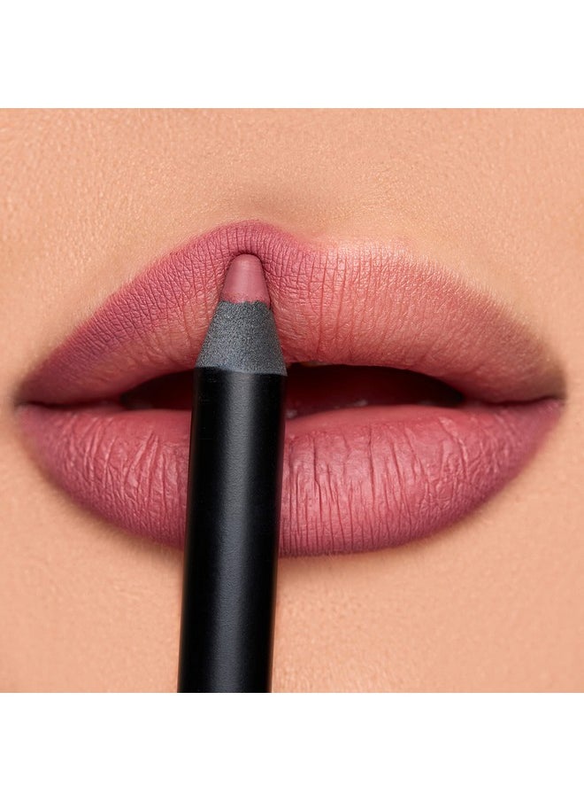 K7L Dark Pink Lip Crayon (Vegan) - Long Lasting and Waterproof - Buff