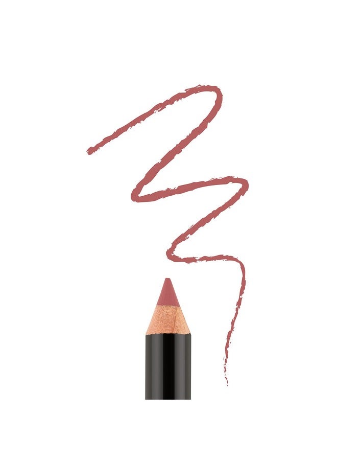 BODYOGRAPHY:Cream Lip Pencil (Heatherberry): Rose Nude Waterproof & Pigment-Rich Salon Makeup w/ Coconut Oil, Vitamin E | Gluten-Free, Cruelty-Free, Paraben-Free