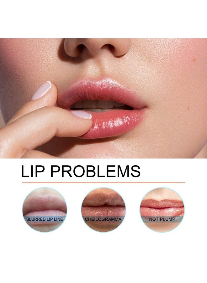 Detachable Lip Liner Set 3 Colors Peel lip liner Longwear and Pigmented Lip Pencil Peel Off Lip Stain