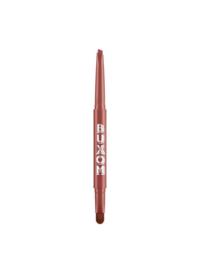 BUXOM Power Line Plumping Lip Liner, Hush Hush Henna