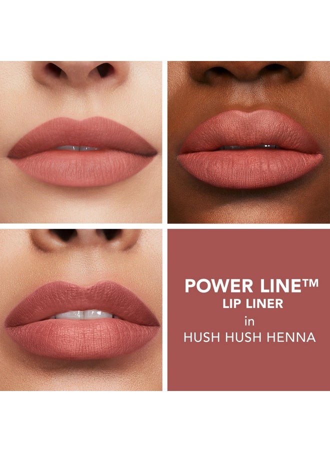 BUXOM Power Line Plumping Lip Liner, Hush Hush Henna