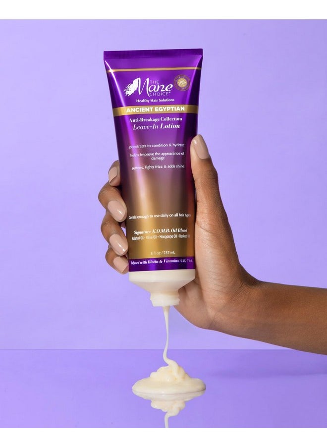 The Mane Choice Ancient Egyptian Anti-Breakage and Repair Antidote Leave In Conditioner, Conditioning & Moisturizing Lotion for Hair Shine & Frizz Control, Nourishes Dry, Brittle Hair, 8 Oz