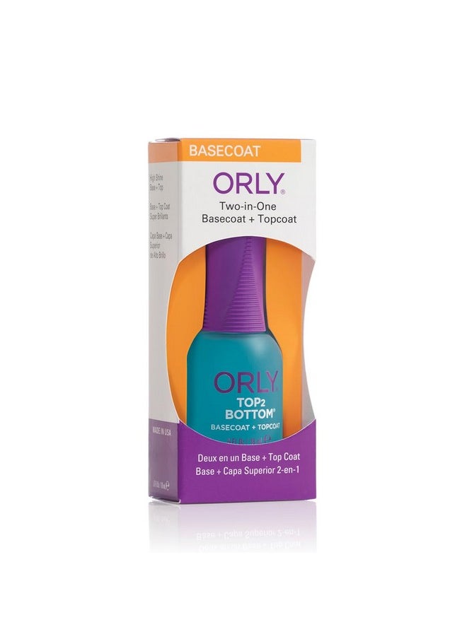 Orly Base Nail Coat, Top 2 Bottom, 0.6 Ounce