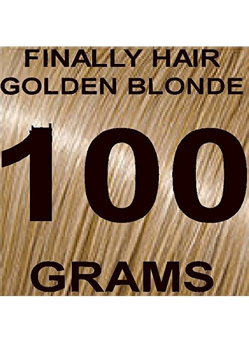 Finally Hair Building Fiber Refill 100 Grams Golden Blond Hair Loss Concealer by Finally Hair (Golden Blonde)