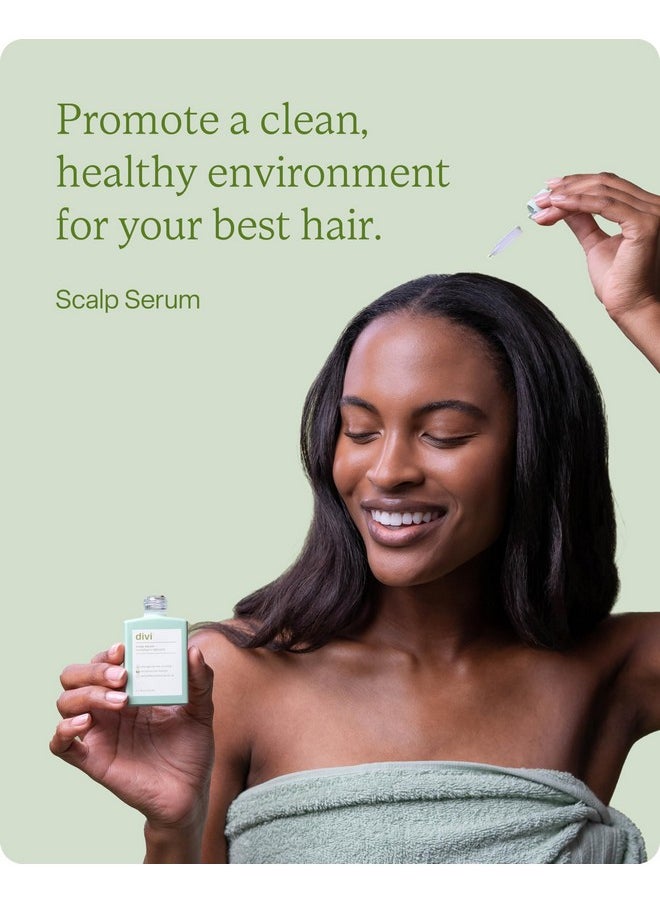Divi Hair Scalp Serum for Women and Men - Revitalize and Balance Your Scalp - Improves Appearance of Thinning Hair, Nourishes the Scalp and Helps Remove Product and Oil Buildup, 100ml