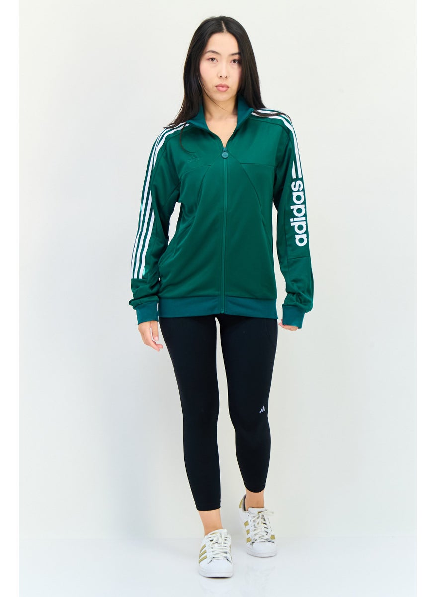 Women Sportswear Fit Long Sleeve Outdoor Sweatshirt, Green