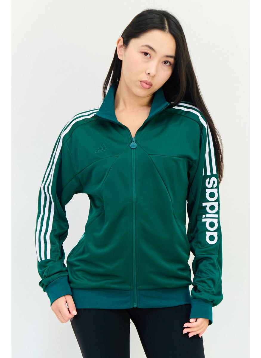 Women Sportswear Fit Long Sleeve Outdoor Sweatshirt, Green
