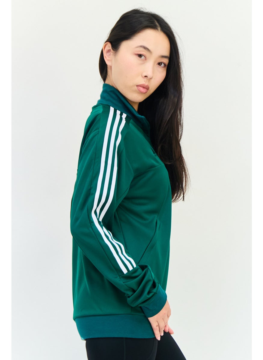 Women Sportswear Fit Long Sleeve Outdoor Sweatshirt, Green