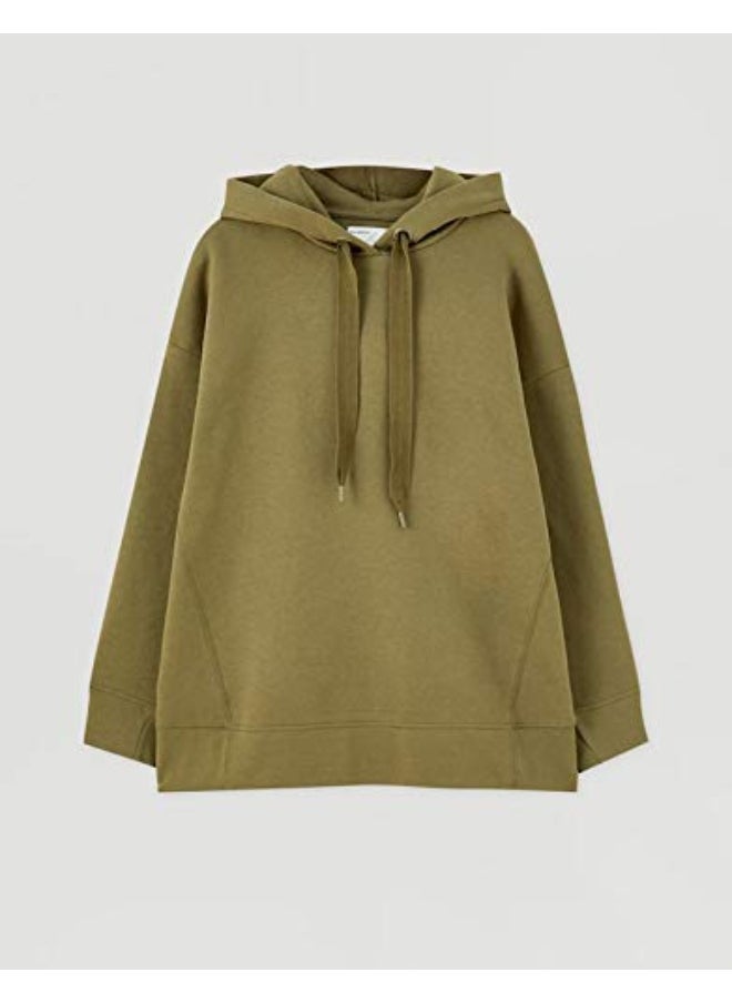 Women Oversized Hoodie – Casual Long Sleeve With Drawstring Hood