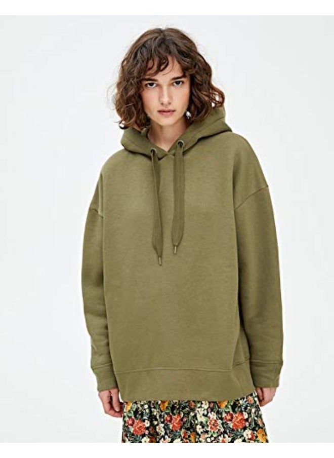 Women Oversized Hoodie – Casual Long Sleeve With Drawstring Hood