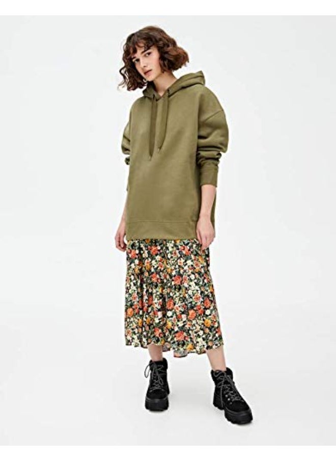 Women Oversized Hoodie – Casual Long Sleeve With Drawstring Hood