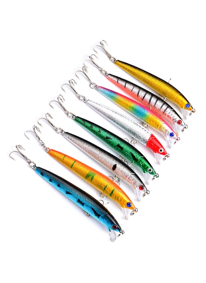 8-Piece Bait Fishing Lures - 9.5 cm 9.5cm