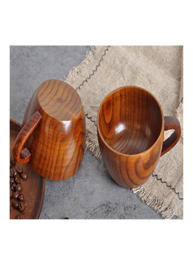 Coffee Cup With Jujube Wood Brown