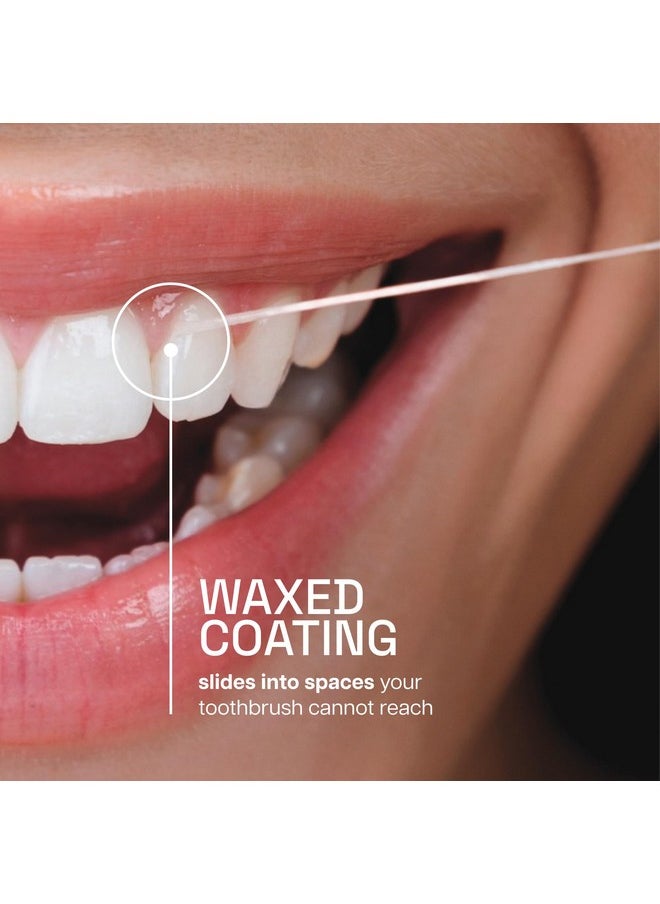 REACH Waxed Dental Floss, Mint, Plaque Remover for Teeth, Shred Resistant, Floss Slides Smoothly, Easy to Use, Waxed, Deep Cleaning Teeth, Oral Care, PFAS Free, for Adults & Kids, 1 Pack, 200 yd