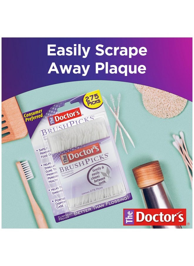 The Doctor's BrushPicks Interdental Toothpicks, 275 Picks