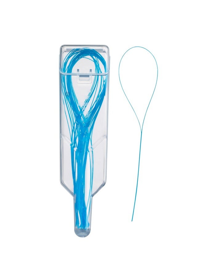 GUM EEZ-Thru Floss Threaders, Dental Flossers for Braces, Bridges, & Implants,25ct(6pk)