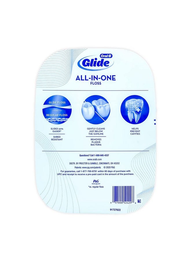 Glide Crest Comfort Plus Dental Floss Mint 40m Each (6 Pack)