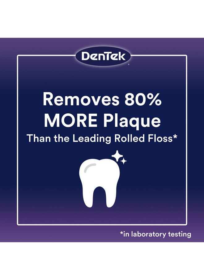DenTek Cross Flosser Plaque Control Floss Picks, X-Shaped Floss, 75 count
