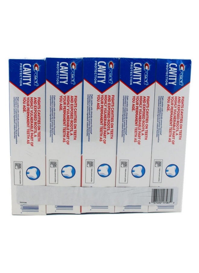 Crest Toothpaste 8.2 Ounce Cavity Protect 5-Pack (Pack of 2)