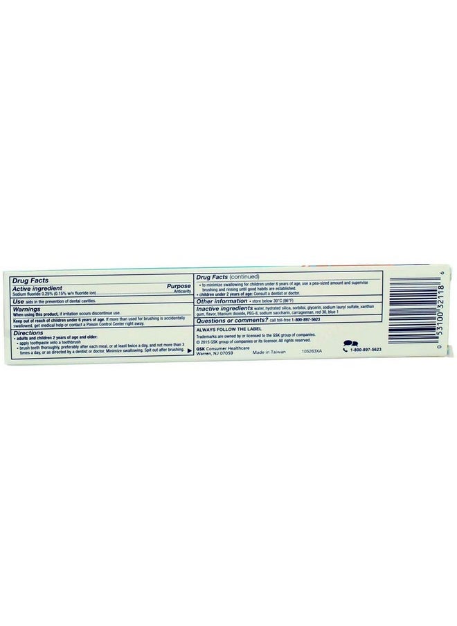 Aquafresh Cavity Protection Fluoride Toothpaste, Cool Mint 5.6 oz (Pack of 8)