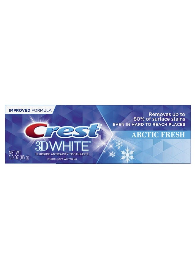 Crest 3D White, Whitening Toothpaste Arctic Fresh, 3.0 Ounce
