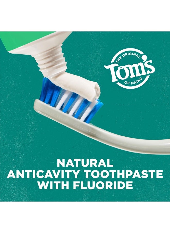 Tom's of Maine Wicked Fresh! Natural Anticavity Toothpaste, with Fluoride, Spearmint, 3 Pack, 4.0oz