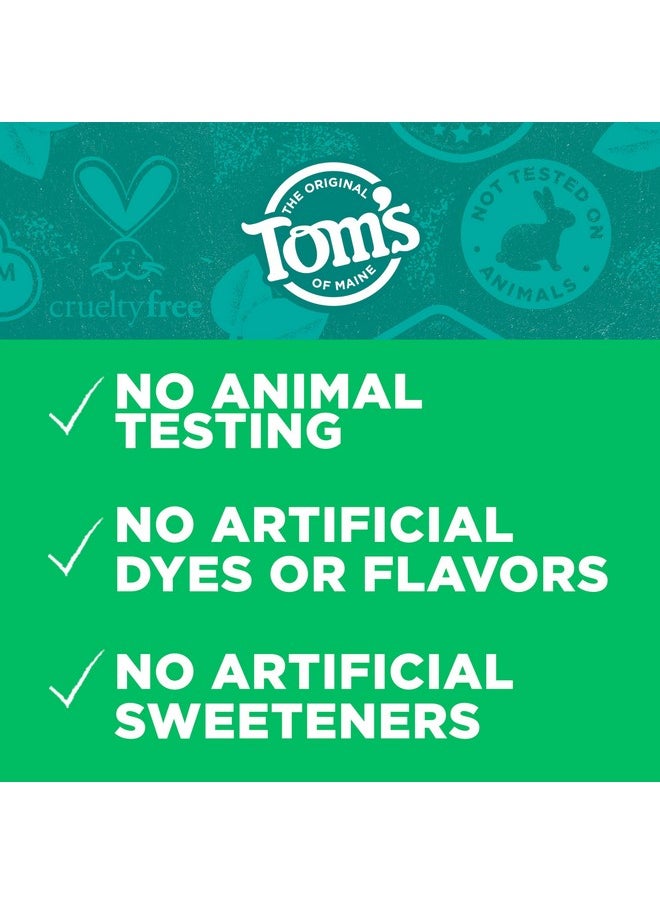 Tom's of Maine Wicked Fresh! Natural Anticavity Toothpaste, with Fluoride, Spearmint, 3 Pack, 4.0oz