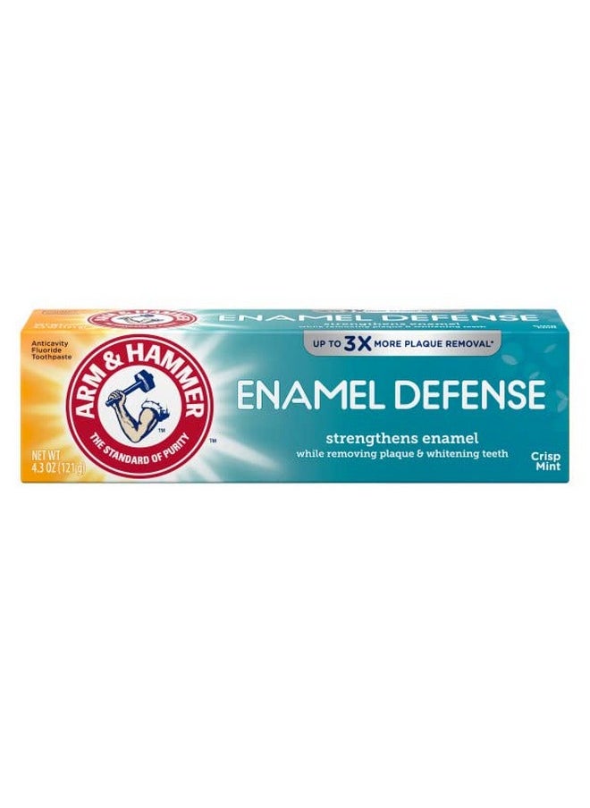 ARM & Hammer Truly Radiant Bright & Strong Fluoride Anticavity Toothpaste Fresh Mint 4.3 oz (Packs of 2)