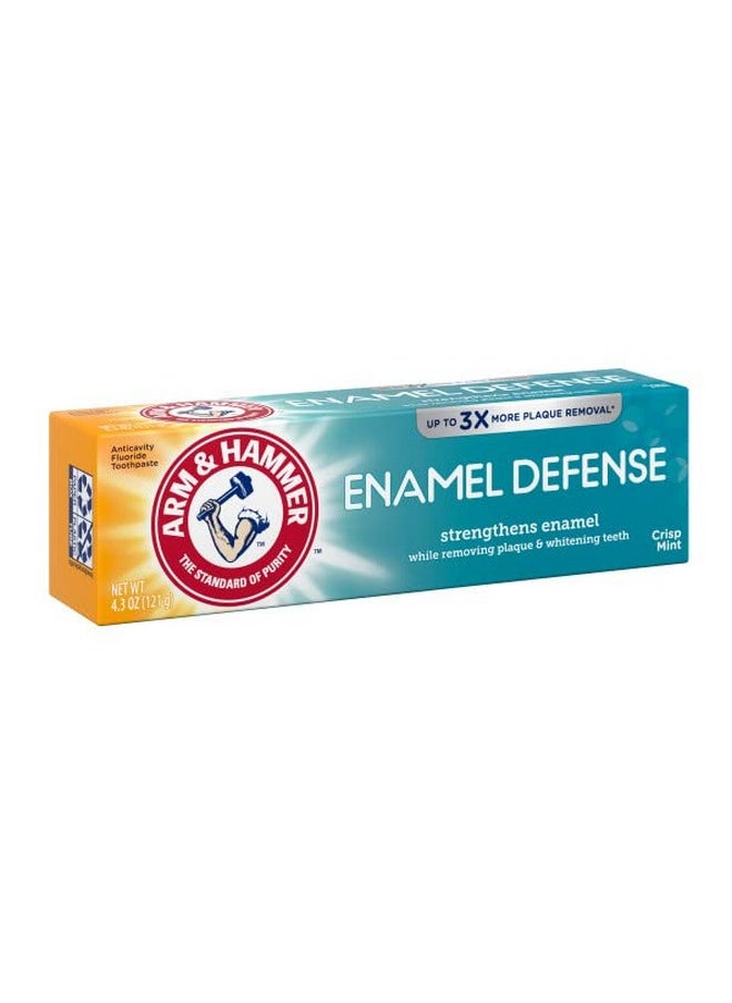ARM & Hammer Truly Radiant Bright & Strong Fluoride Anticavity Toothpaste Fresh Mint 4.3 oz (Packs of 2)