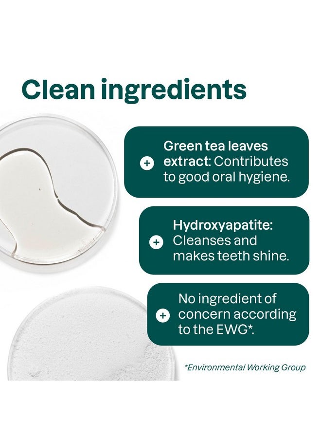 ATTITUDE Fluoride-Free Toothpaste, Plant- and Mineral-Based Ingredients, Vegan, Cruelty-Free and Sugar-Free, Whitening, Peppermint, 4.2 Oz