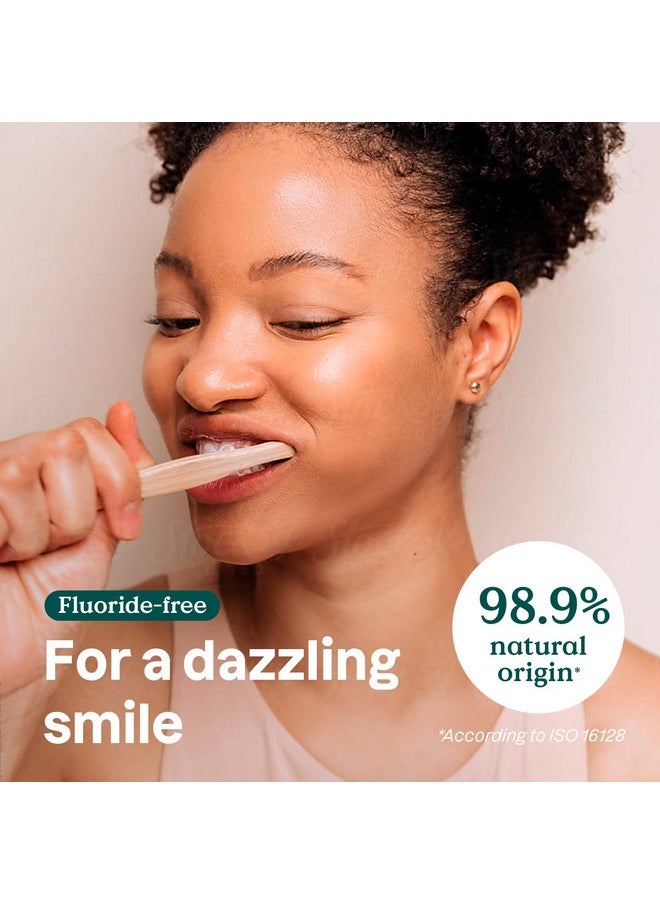 ATTITUDE Fluoride-Free Toothpaste, Plant- and Mineral-Based Ingredients, Vegan, Cruelty-Free and Sugar-Free, Whitening, Peppermint, 4.2 Oz