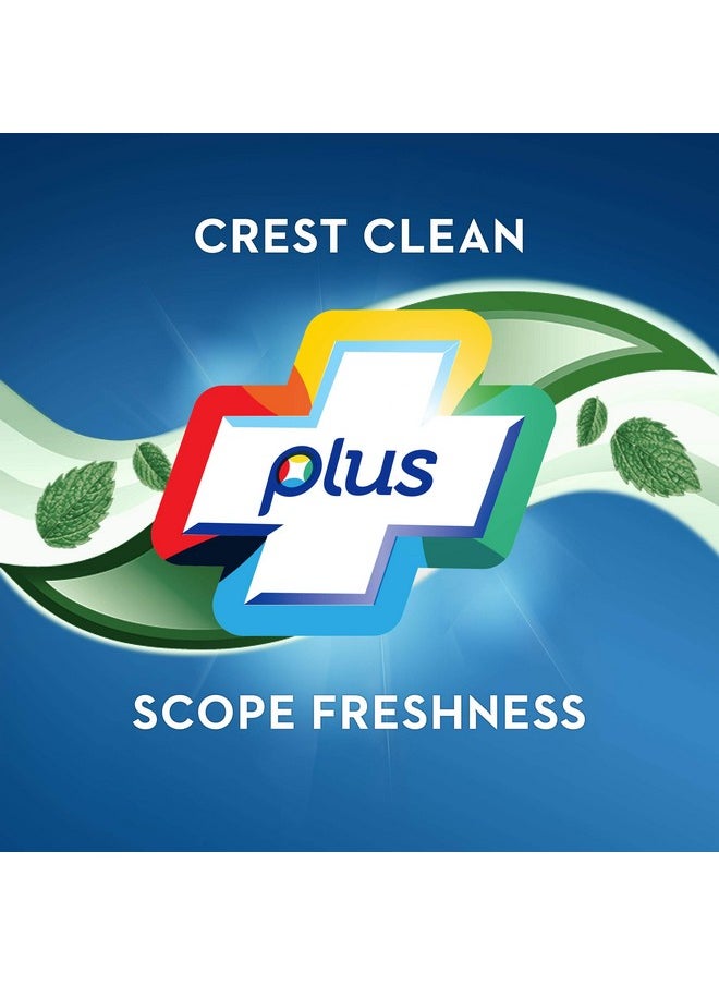 Crest Complete Whitening + Scope, Long Lasting Mint Toothpaste, Triple Pack (3 Count of 5.4 oz Tubes), 16.2 oz