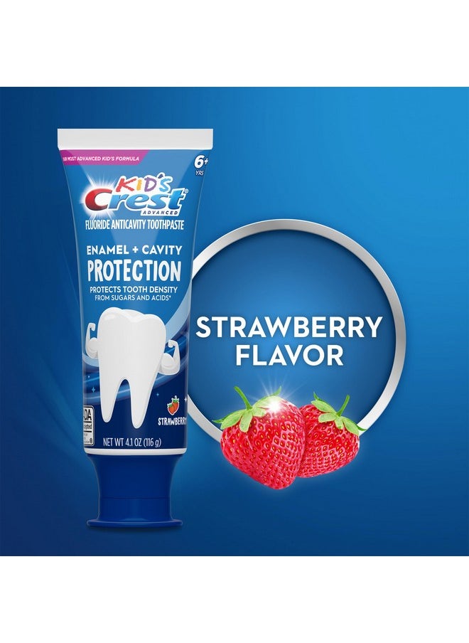 Crest Kids Enamel + Cavity Protection Toothpaste, 4.1oz (Pack of 3)