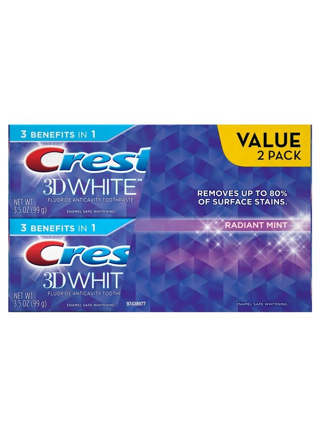 Crest 3D White Radiant Mint Whitening Toothpaste