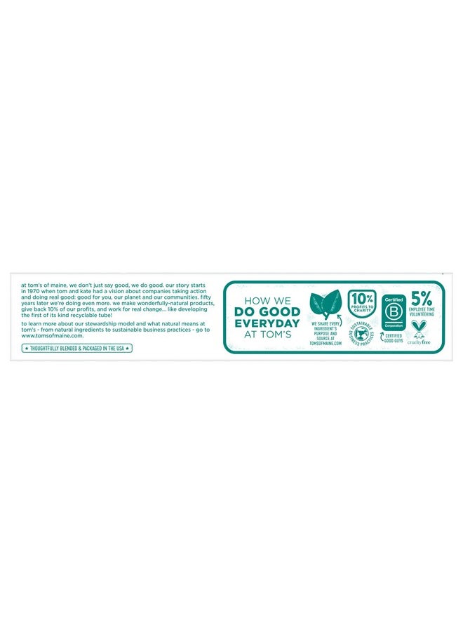 Tom's of Maine Natural Wicked Fresh! Fluoride Toothpaste, Spearmint, 4.7 oz. 2-Pack