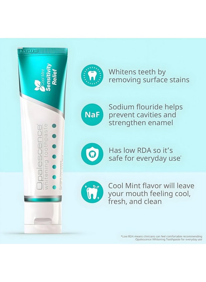 Opalescence Whitening Toothpaste for Sensitive Teeth (1 Pack) - Oral Care, Mint Flavor, Gluten Free - TP-5167-1