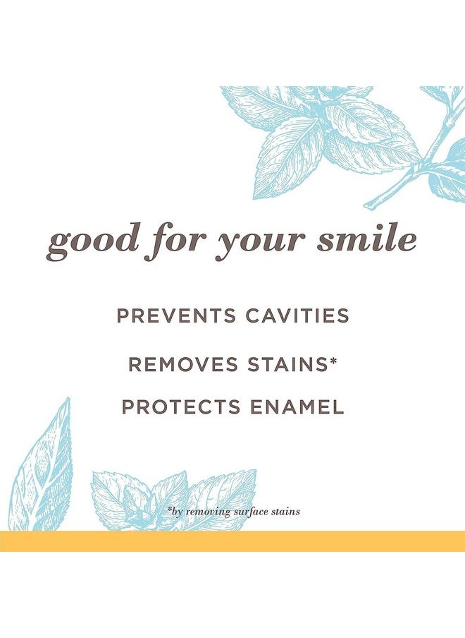 Burt's Bees Extra White Toothpaste, Fluoride Toothpaste, Natural Flavor, Mountain Mint, 4.7 oz, Pack of 3