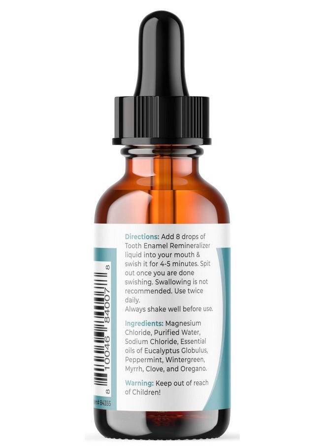 Viva Doria Tooth Enamel Remineralizing Liquid, Protects Tooth Enamel and Helps Keep Gum Healthy 1 fl oz