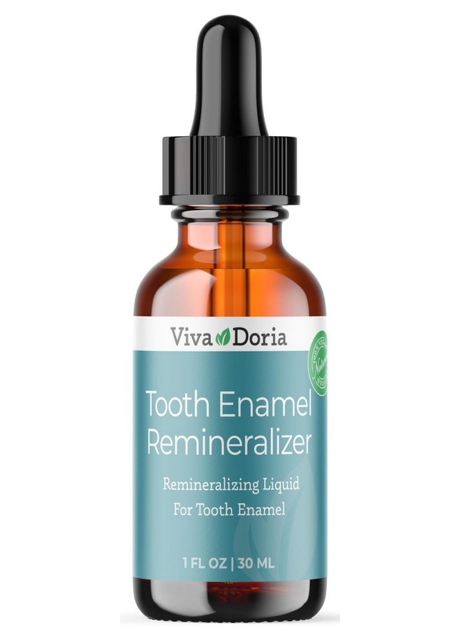 Viva Doria Tooth Enamel Remineralizing Liquid, Protects Tooth Enamel and Helps Keep Gum Healthy 1 fl oz