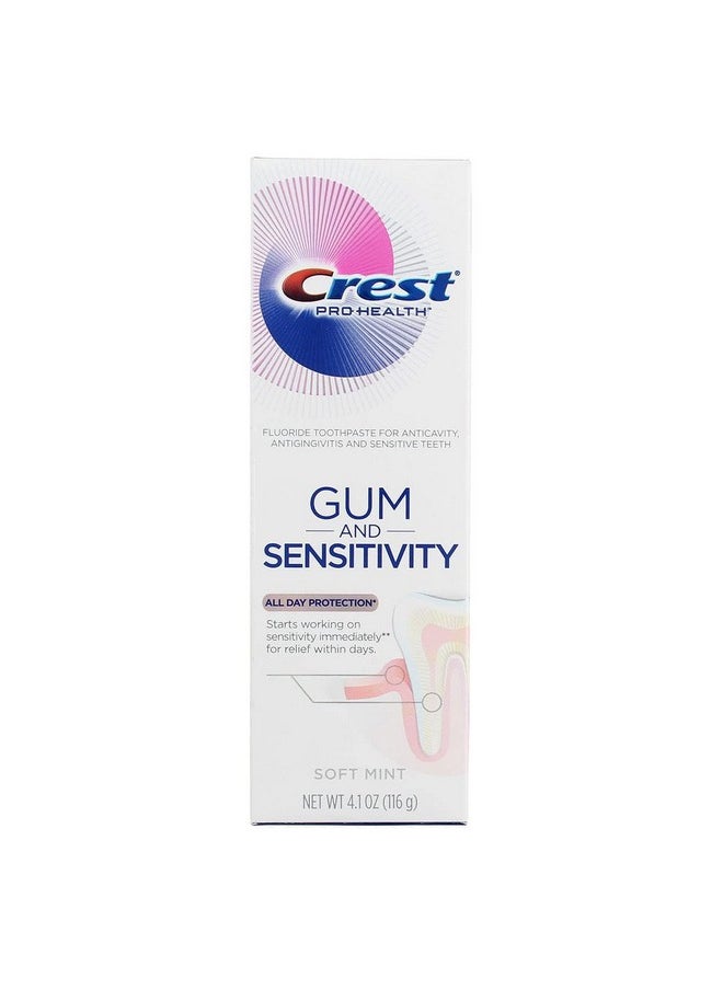 Crest Toothpaste 4.1 Ounce Pro Health Sensitive and Gum (Pack of 2)