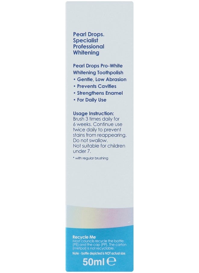 Pearl Drops Daily Pro-White Intensive Whitening Tooth Polish (50ml)