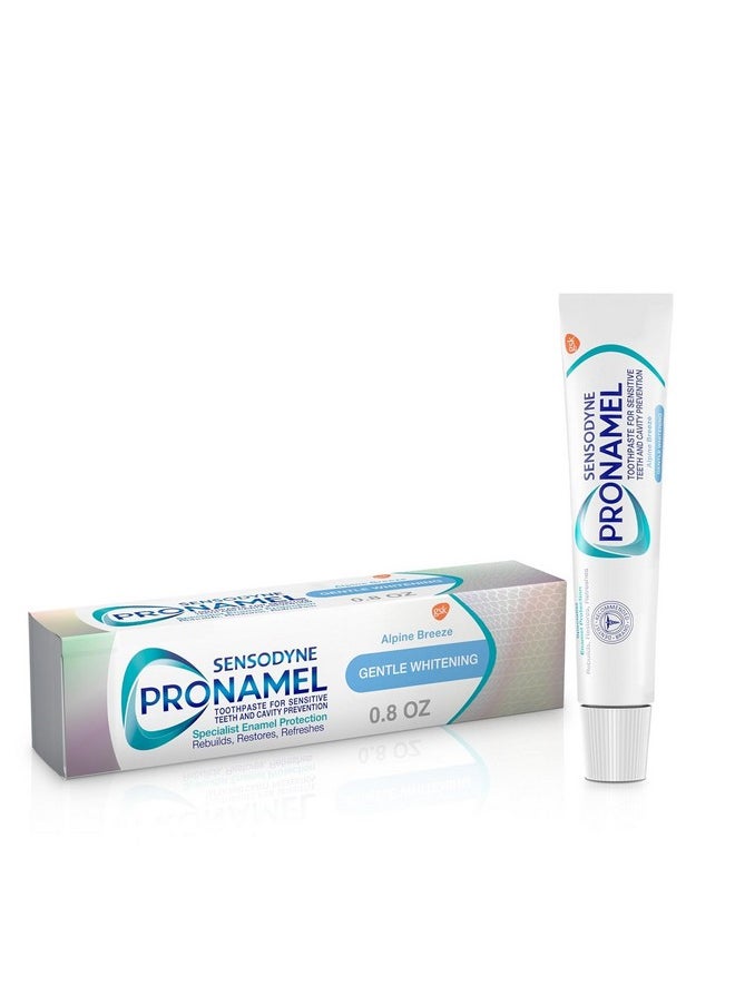 Sensodyne Pronamel Gentle Whitening Alpine Breeze Toothpaste - 0.8 ounce -Travel Size
