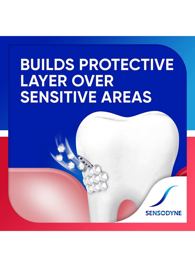 Sensodyne Sensitivity & Gum Whitening Toothpaste, Toothpaste for Sensitive Teeth & Gum Problems, 3.4 Ounces (Pack of 3)
