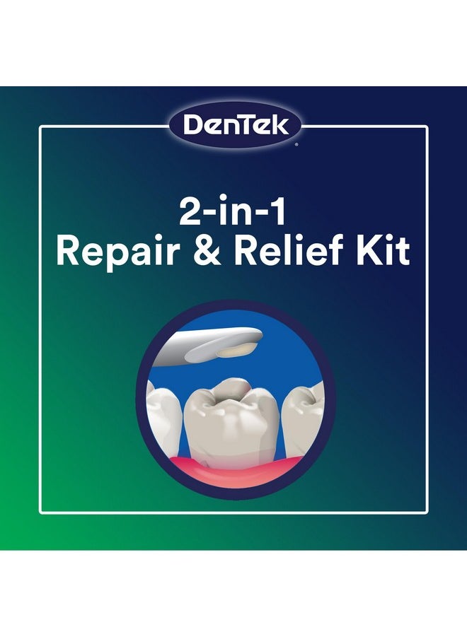 Dentek Temparin Max Repair Kit, 13+ Repairs, 2.64 Grams (Pack of 6)