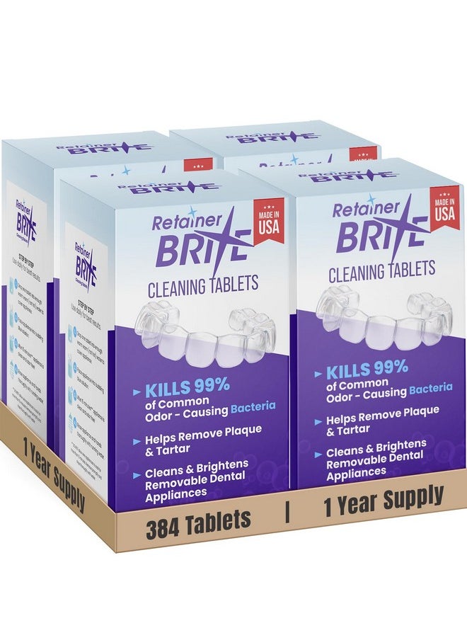 Retainer Brite Retainer brite, 1 year supply, 384 tablets, 384 Count