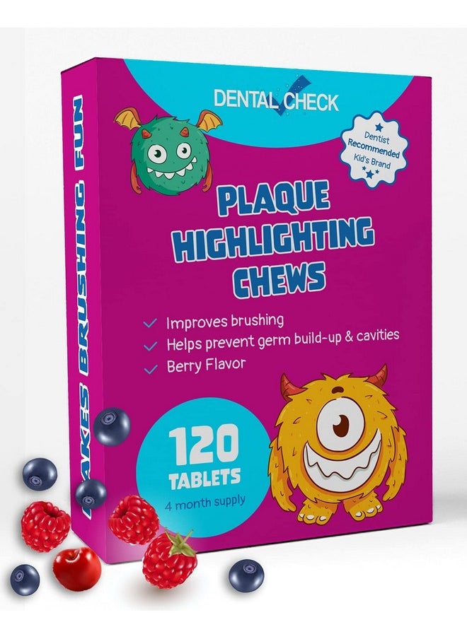 Lingito Plaque/Dental Disclosing Tablets, A Teeth Coloring Tablets Plaque Finder Solution to Effectively Remove Plaque and Tartar Buildup, Improves Oral Care (4 Month Supply - 120 Pack)